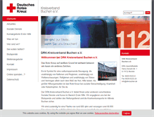 Tablet Screenshot of drk-buchen.de
